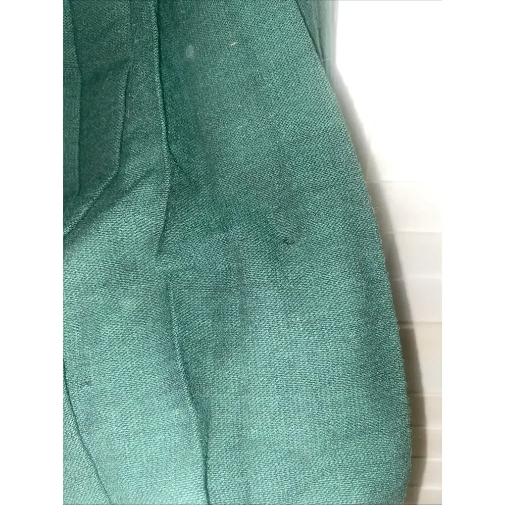 50s 100% Wool Midi Pleated Skirt Southwest Native American Theme Unlined Small